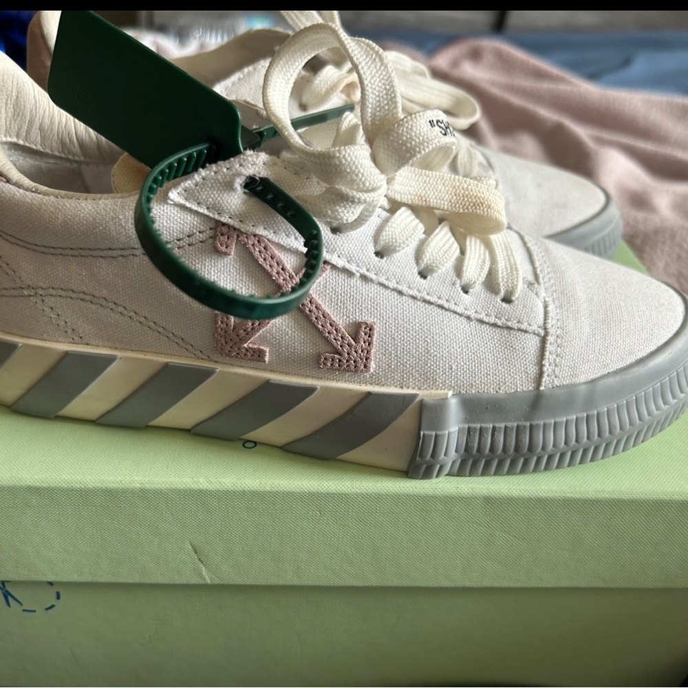 Off white shoes worn once.